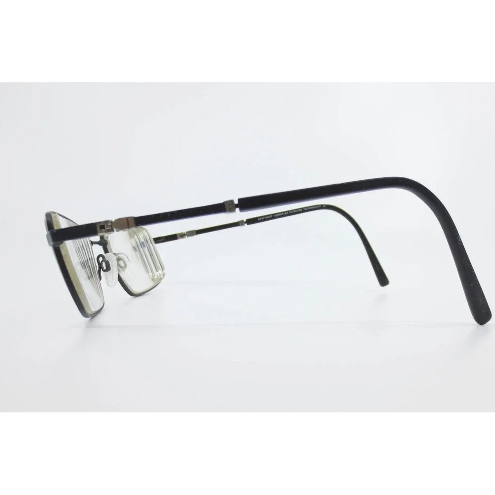 EasyTwist CT223 Eyeglasses Matte Black Rectangular TurboFlex Metal Frames